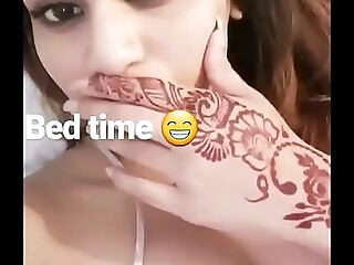 Indian beautiful girl selfie video