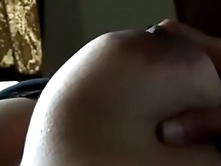 Molten MILF Getting Her Boobs Fondled By Young Boy