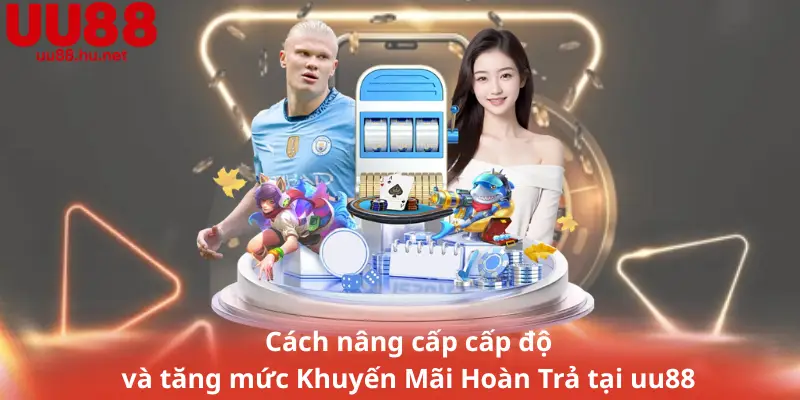Cách nâng cấp cấp độ và tăng mức Khuyến Mãi Hoàn Trả tại uu88